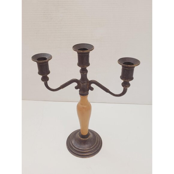 Vintage candelabra candle holders/ 3 arm candelabras/ candelabra perfect for - Picture 4 of 10